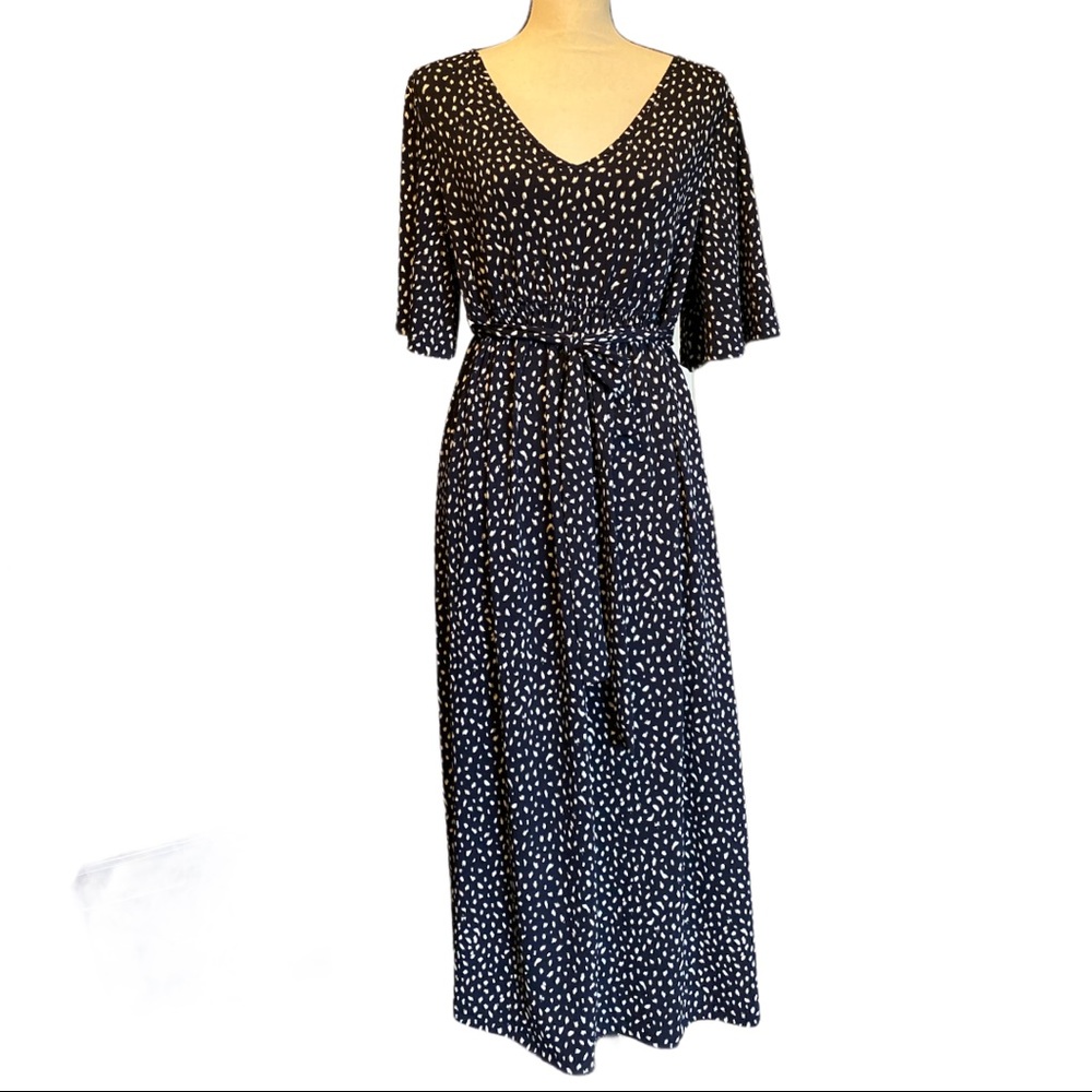 Isabel Maternity Flutter Short Sleeve Dress